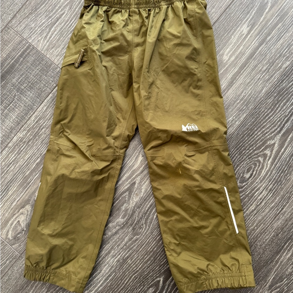 REI Kids' Olive Green Elastic Pants